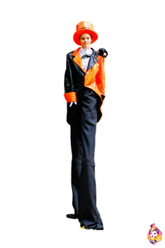 Costume for stilt walker boy Halloween