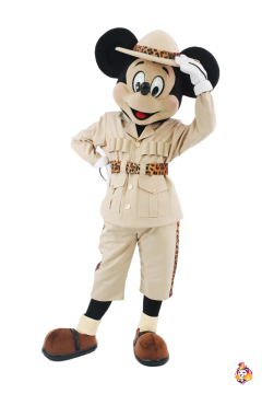 Mister Mouse Safari Mascot Costume