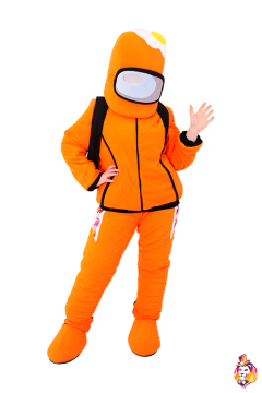 Сosmonaut Orange Carnival costume