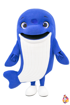 Whale Mascot Costume