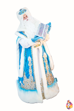 Santa Claus Azure Shimmers Carnival сostume