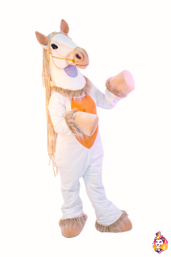 Horse Vanilla Mascot Costume