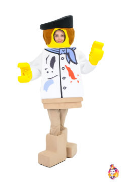Figurine Artist Carnival сostume
