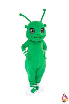 Green Alien Mascot Costume