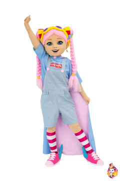 Girl Fly Mascot Costume