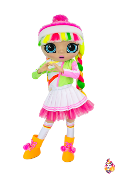 Doll Neon Sport Mascot Costume