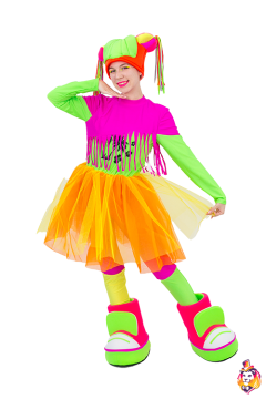 Neon girl Carnival costume