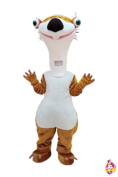 Сarefree sloth Mascot Costume 