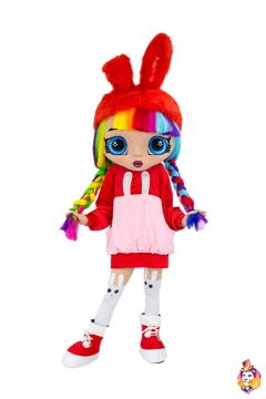Doll Rainbow Mascot Costume