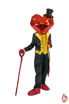 Ruby Heart Mascot Costume