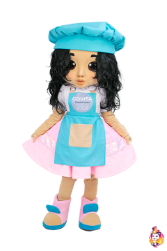 Cupcake Girl Mascot Costume