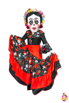 Mexican Kahlo Mascot Costume