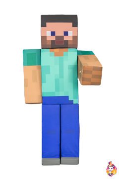Super Digger blue Mascot Costume