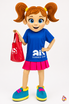 The girl Ais Mascot Costume