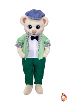 Teddy Watercolor Mascot Costume