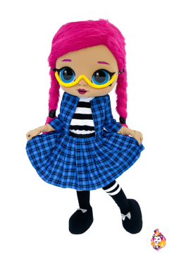 Doll Fuchsia Mascot Costume