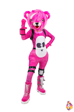 Bear Commander Hug Mascot Costume