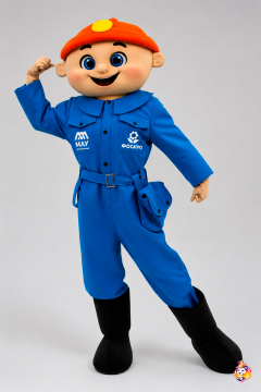 Miner boy Mascot Costume