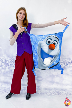 Trap Snowman and snowballs Game prop