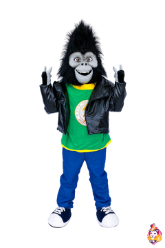 Gorilla Gangster Mascot Costume