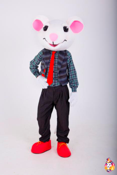 Business Mouse Mascot Costume