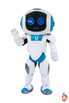 Robot Telecom Mascot Costume