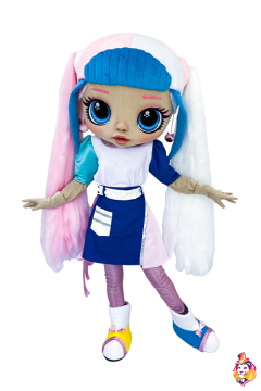 Doll with taillets Mascot Costume