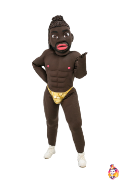 African Drake mascot costume