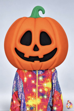 Pumpkin mascot head