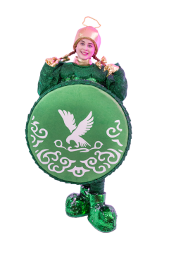 The Christmas tree toy is Green Carnival costume