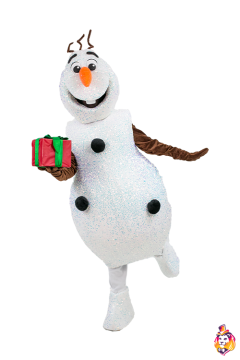 Snow friend sequins Mascot Costume