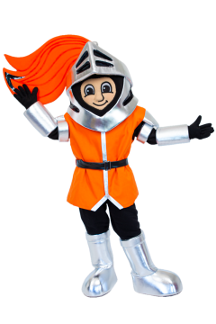 The Brave Knight Mascot Costume